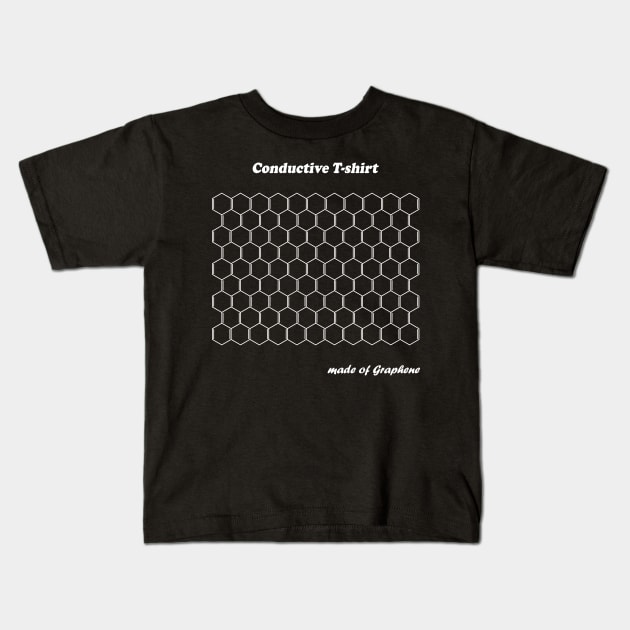 Conductive Graphene Kids T-Shirt by Polyart